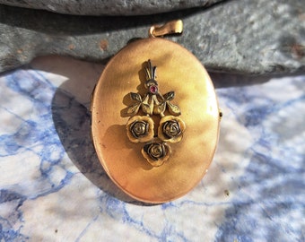 Antique Gold Plated  Locket,Antique Gold Locket, Gold Locket,Gift for her,Antique Silver Locket,Antique Heart Locket,Gift for Mom,Locket