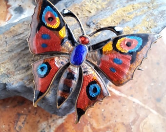 Jaren '30, Art Deco vlinderbroche, antieke insectenbroche, antieke vlinderbroche, cadeau voor moeder, cadeau voor haar, vlindersieraden, vlinderpin