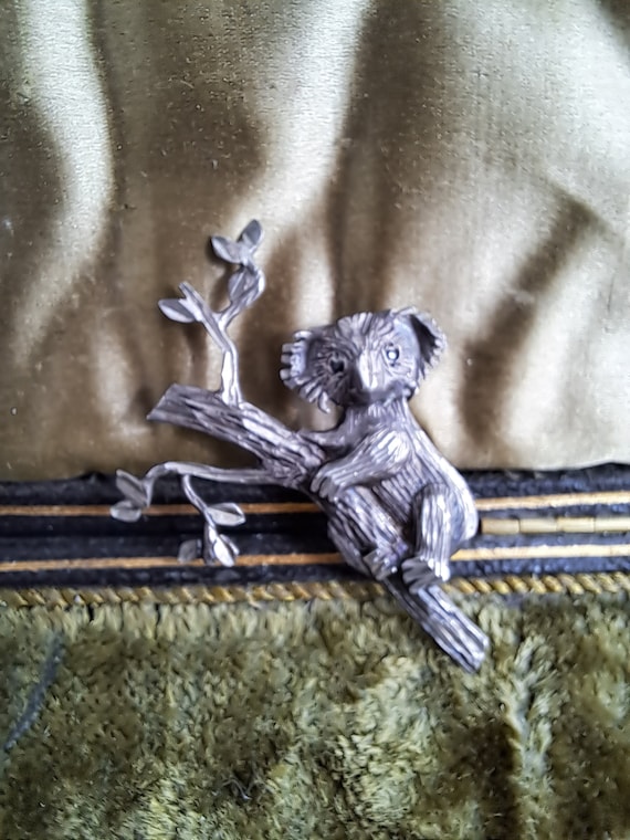 Vintage Koala Sterling Silver Brooch,Vintage Koal… - image 7