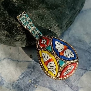 Vintage Micromosaic Brooch,Vintage Mandolin Micromosaic Brooch, Music Jewellery,Gift for Girlfriend ,Antique Micromosaic Pin,Gift for Mom