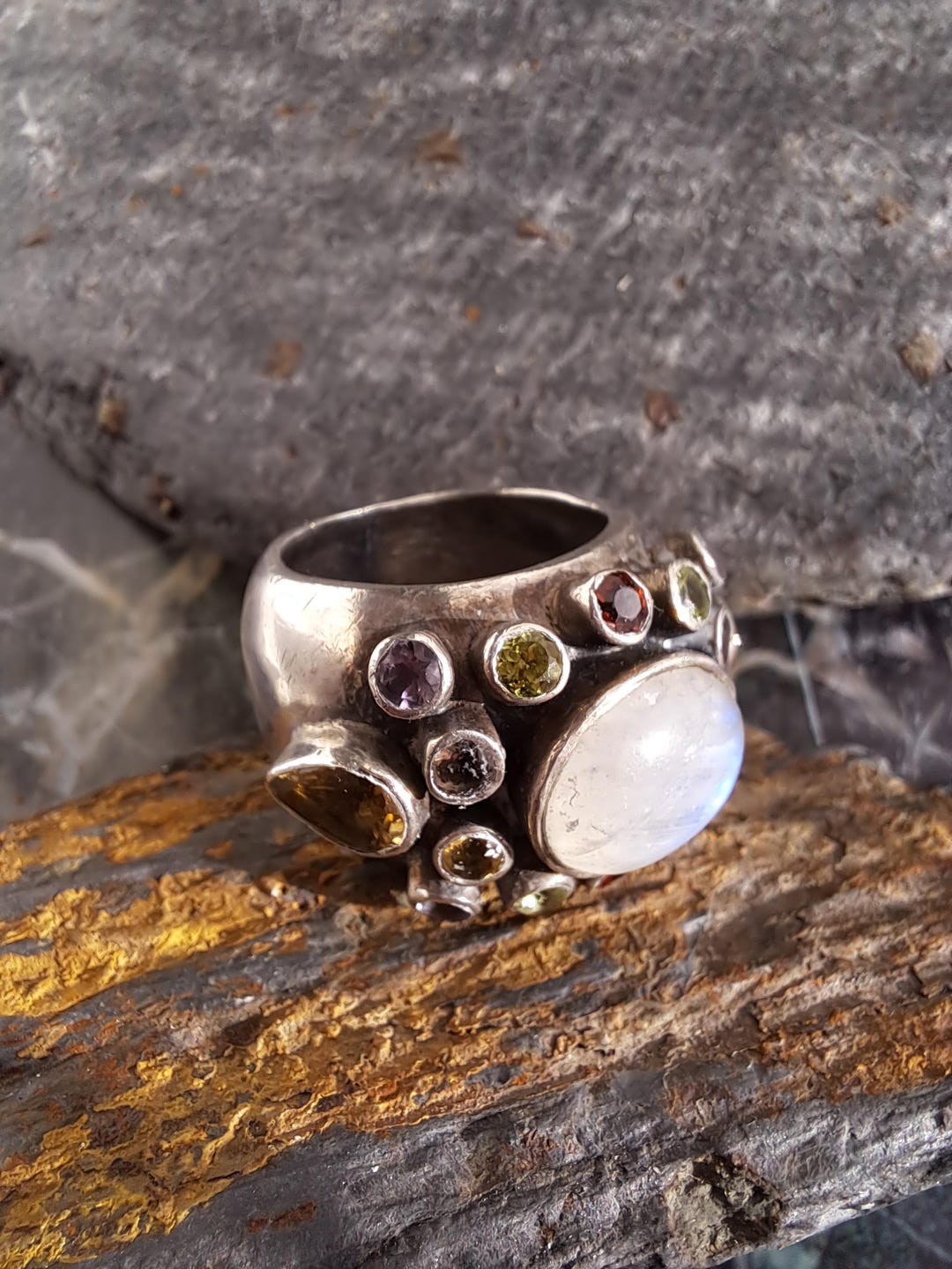 Bague Vintage En Argent Massif 925 Taille 53/54 - Charmante Et Authentique - Occasion