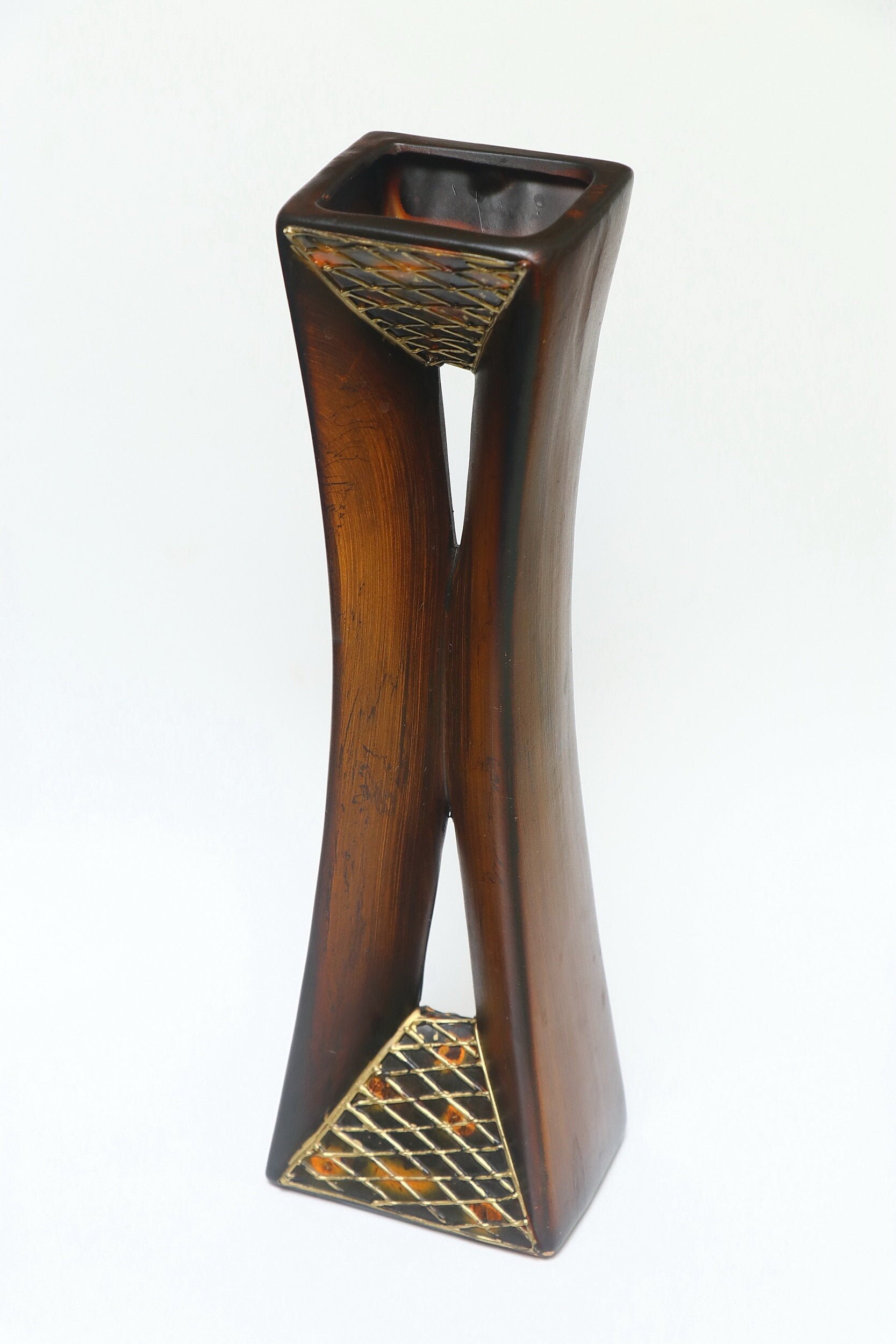 Vintage decorative kerseymere vase for flowers / ceramic Etsy