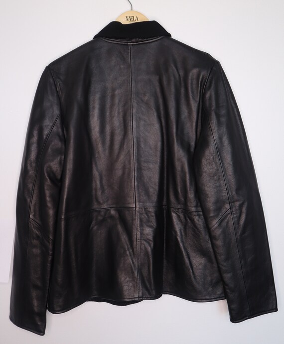 VAKKO Sport Reversible Black Leather 
