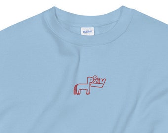 rex orange county embroidered hoodie