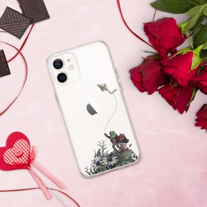 Frog and Toad Kite Case for iPhone, Cottagecore iPhone 15 Case, iPhone 15 Pro Case