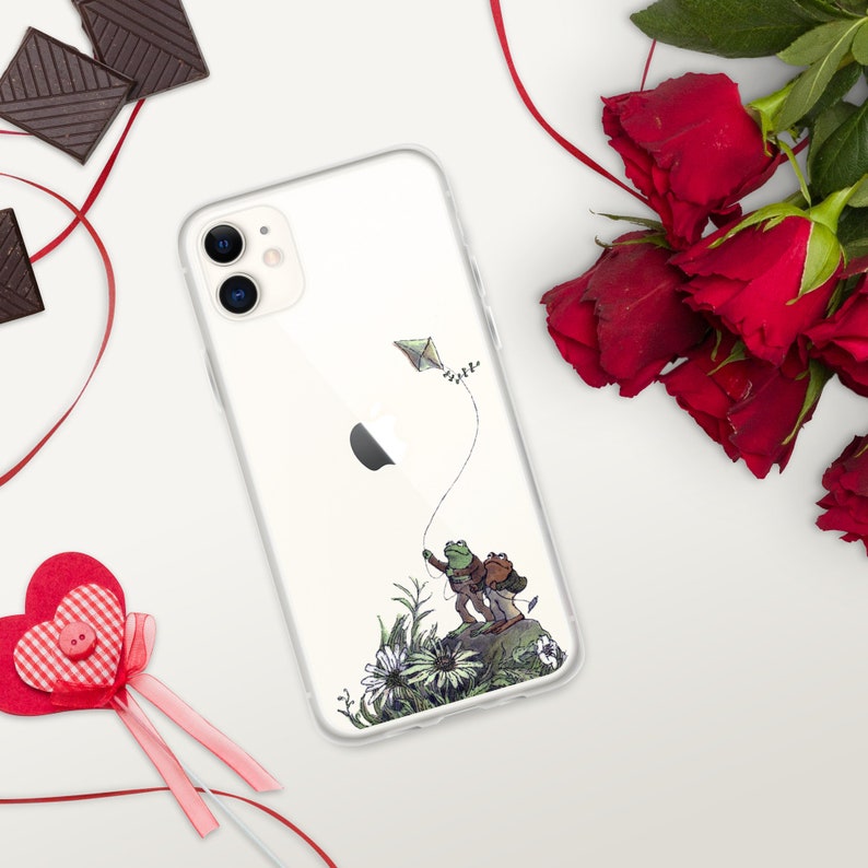 Frog and Toad Kite Case for iPhone, Cottagecore iPhone 15 Case, iPhone 15 Pro Case