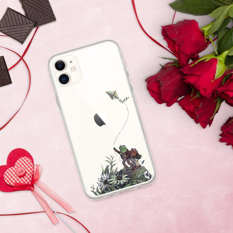 Frog and Toad Kite Case for iPhone, Cottagecore iPhone 15 Case, iPhone 15 Pro Case