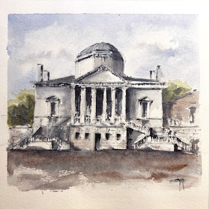 Architektur Aquarell Kunst