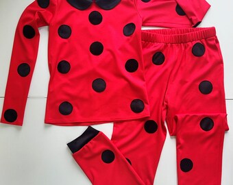 3d Printing Ladybug Cosplay Costume For Adult Kids Halloween Fancy