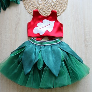 Hawaiian Hula Girl Dress: Tropical Luau Costume For Girls