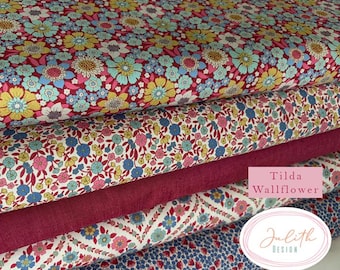 Tilda Wallflower floral fabrics for sewing, quilting and patchwork