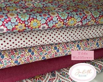 Tilda Wallflower floral fabrics for sewing, quilting and patchwork