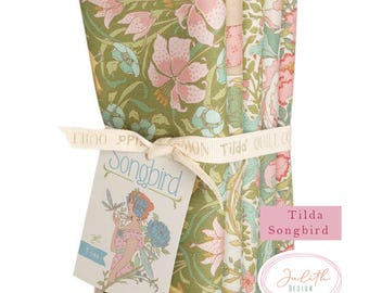 Tilda Fat Quarter Bundle Songbird Green
