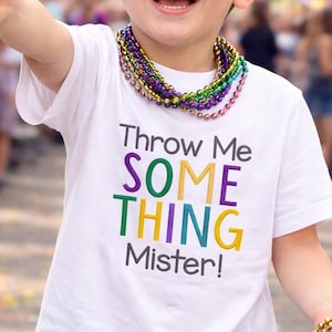 Mardi Gras Embroidery Design – "Throw Me Something Mister!" (Digital Download)