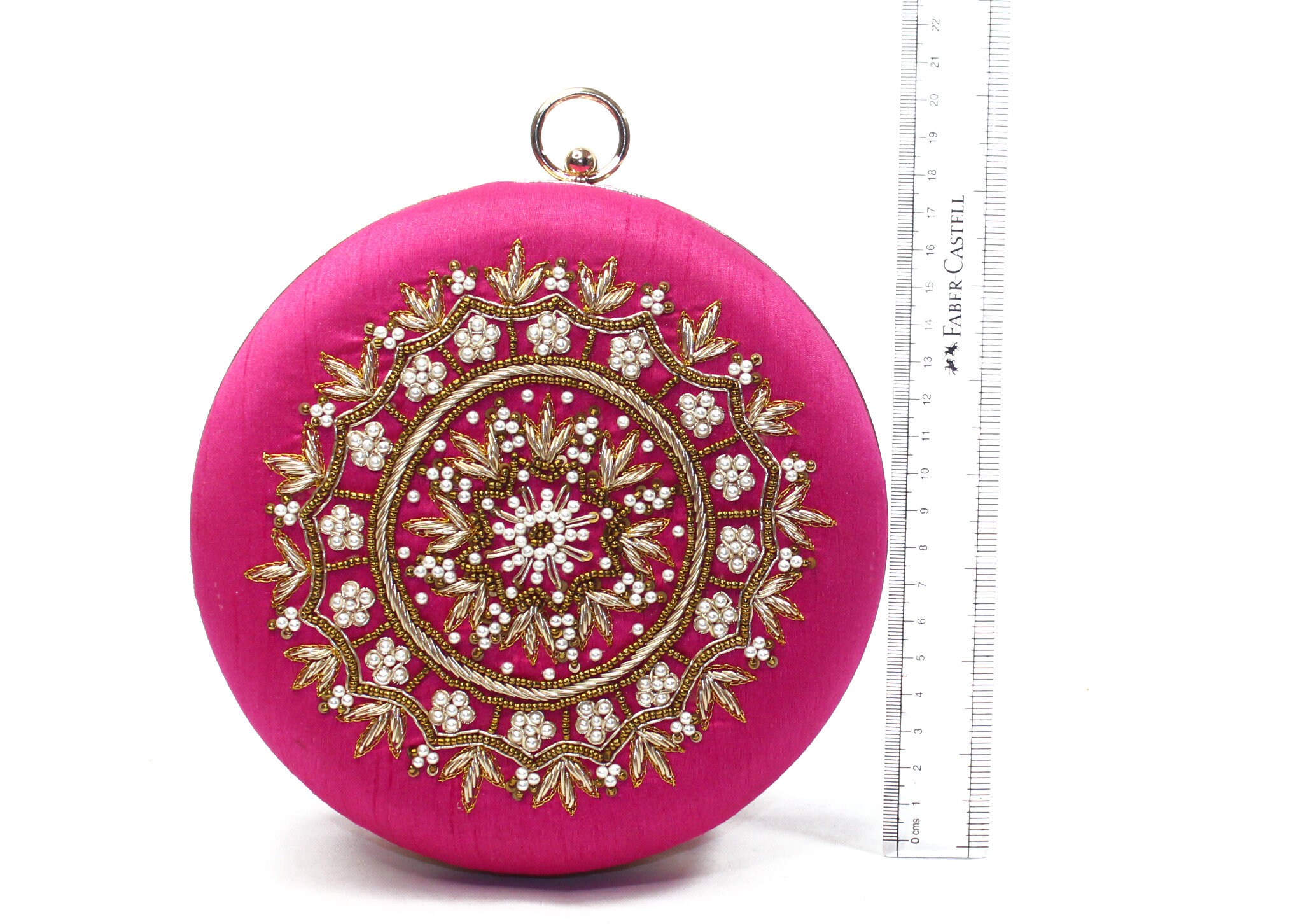 INDIAN Embroidered Zardosi work Pearl Evening Clutch Bags Etsy