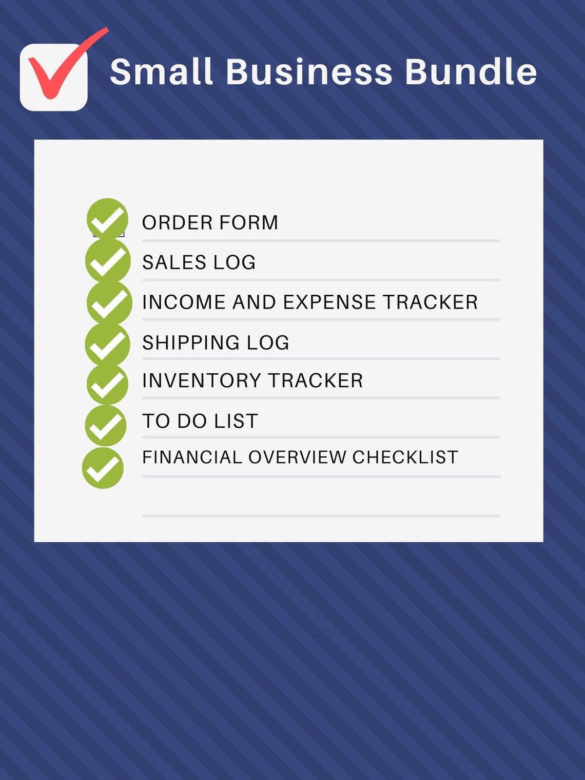 Small Business Bundle. Canva template Goal Tracker Planner | Etsy