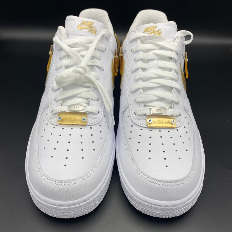af1 gold link zebra