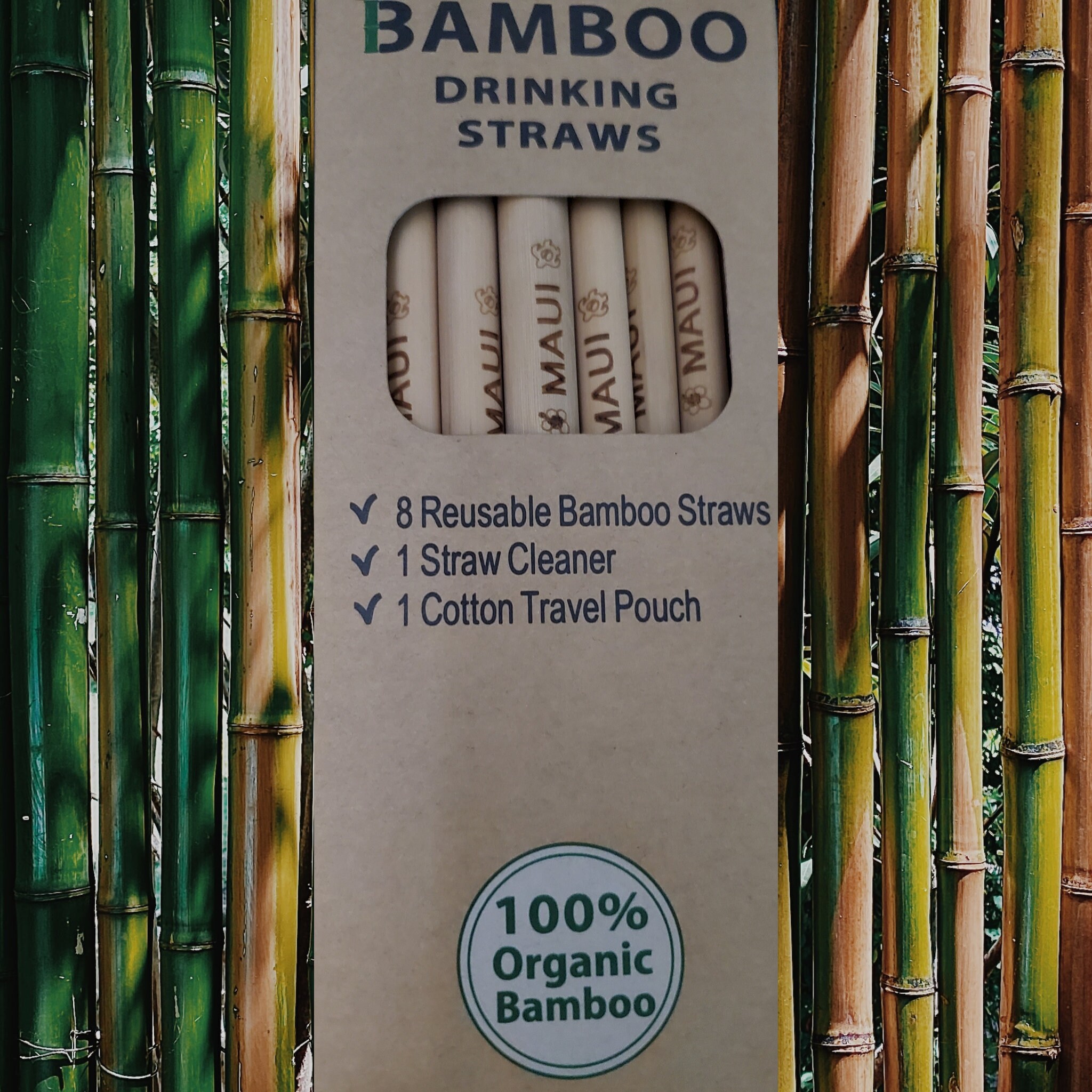 Reusable Bamboo Straws Bamboo 8 Pack Boba Straw Cocktail Etsy
