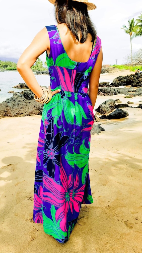 Hawaiian Vintage Dress 60's-70's