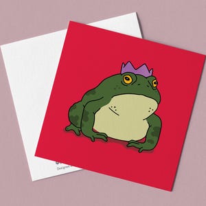 Party Toad Square Greeting Card