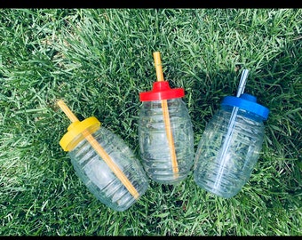 3 Mexican Vitroleros Aguas Frescas Plastic Vitrolero 2,3 & 5