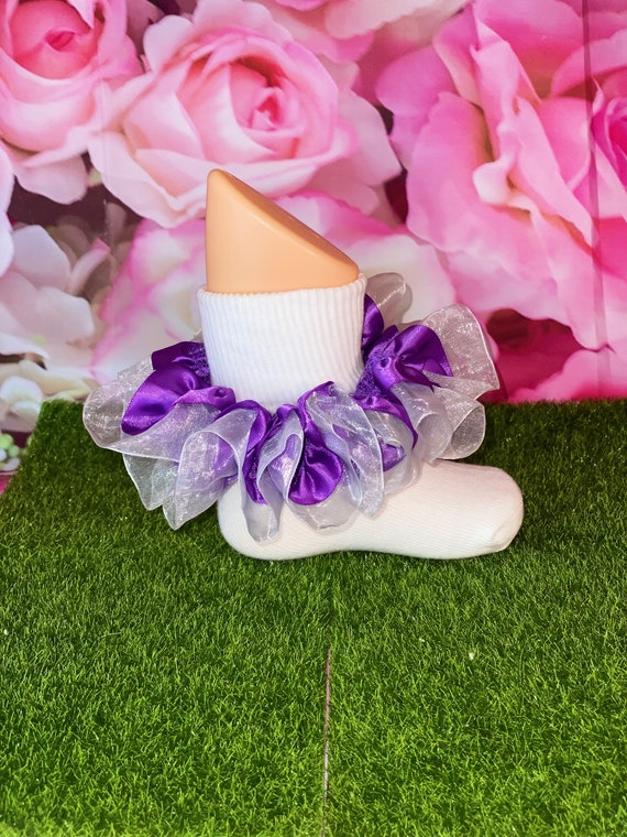 childrens purple socks