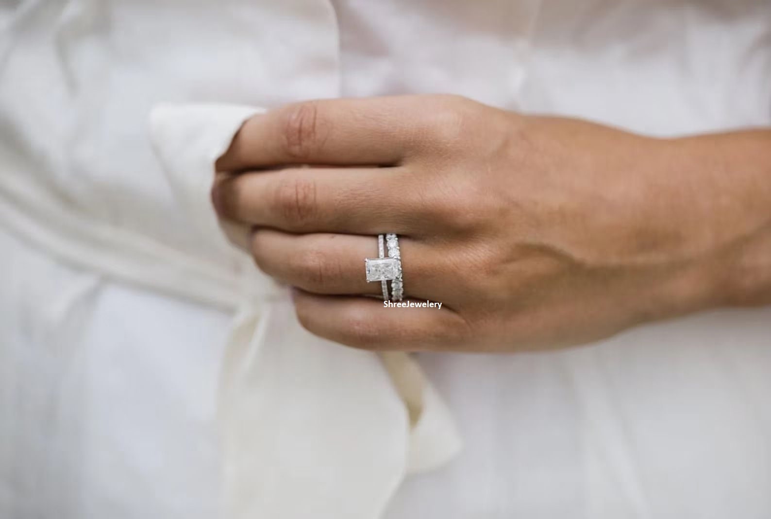 1.75 Ct Round Cut Solitaire Engagement Wedding Promise Ring 14K Solid White Gold