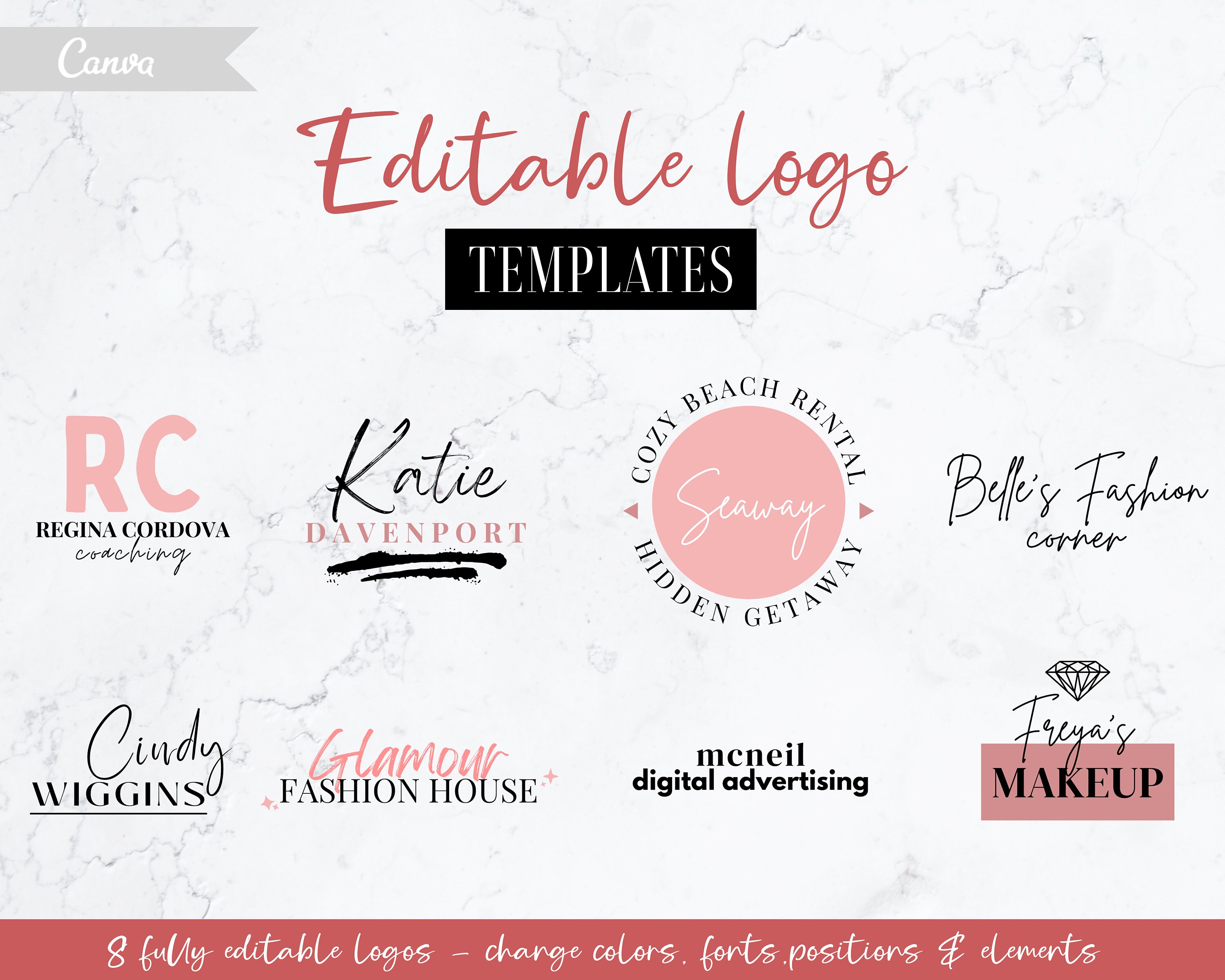 Fazer um logótipo online, criar logos - Canva