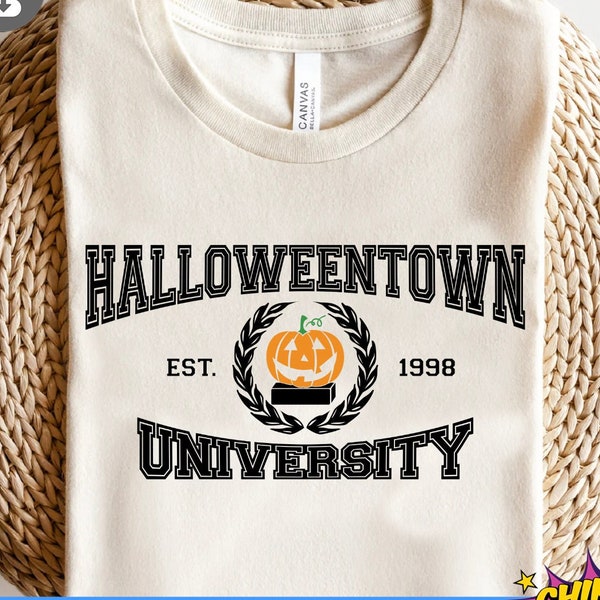 Halloweentown University SVG, Halloween SVG, Halloween Shirt SVG, Spooky Vibes Svg, Fall Svg, October 31 Svg