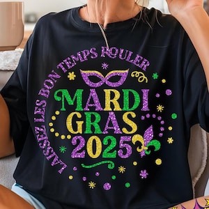Mardi Gras 2025 SVG, Mardi Gras SVG, Laissez les bons, Mardi gras shirt SVG, Mardi gras cut files