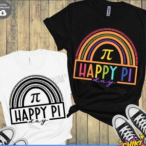 Happy Pi Day SVG, Rainbow SVG, Math Teachers svg, Math, Teacher Shirt SVG