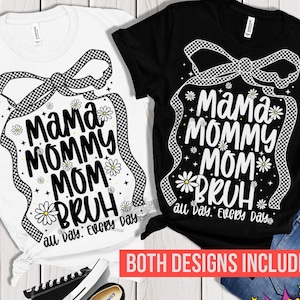 Mama Mommy Mom Bruh Png, Retro Mama Png, Checkered Mama Png, Coquette Mom Png, Happy Mother's Day, Mom Life png, cadeau voor moeder, sublimatie