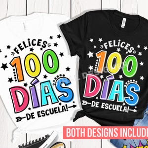 Felices 100 jours d'école SVG, Feliz día 100 de escuela SVG, Felices 100 jours SVG, Happy 100 days of School Svg Png, 100 jours couper des fichiers
