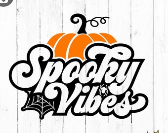 Diseño de Halloween con ambiente espeluznante en formato SVG y PNG: Archivos de corte para camisetas retro (descarga digital)