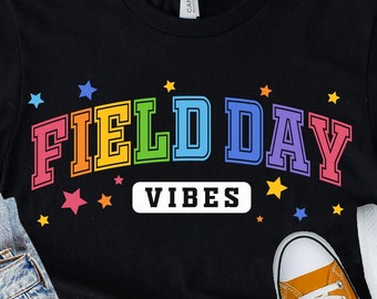 Field Day Vibes SVG PNG: School Game Day Design (Digital Download)