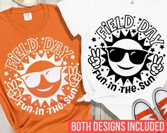 Velddag plezier in de zon SVG, velddag Svg Png, velddag Shirt SVG Png, jongen meisje velddag 2024 SVG Png Eps Dxf Jpg