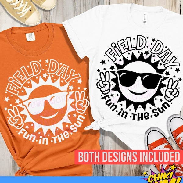 Field Day Fun In the Sun SVG, Field Day Svg Png, Field Day Shirt SVG Png, Boy Girl Field Day 2024 SVG Png Eps Dxf Jpg