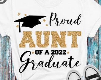 Quarantine Graduation Shirts Aunt Proud Aunt Of A Class Of 2021 Graduate Shirt Graduation Shirt Senior 2021 Shirts 2021 Graduation Shirt