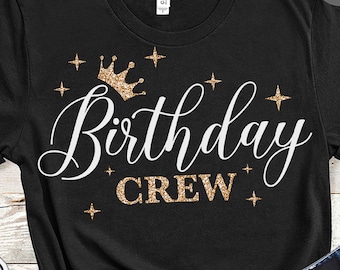 Download Birthday Crew Svg Etsy