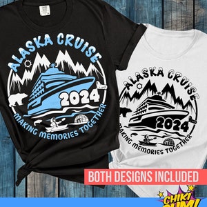 Alaska Cruise 2024 Svg, Alaska Trip Svg, Summer vacation Svg, Family Cruise Svg, Alaska svg, Silhouette, Files for Cricut