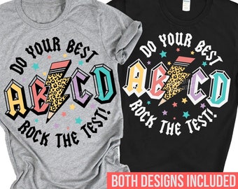 ABCD Rock The Test Svg Png, Leraar Shirt SVG Png, Het is Testdag Y'All SVG, Testen Svg, Test Day Shirt Svg Png, Leraar spelling svg