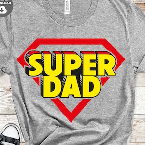 Superpai svg, vida de pai svg, superpai svg, arquivos Cricut, silhueta, arquivos png, svg dia dos pais, presente de super-herói para o dia dos pais