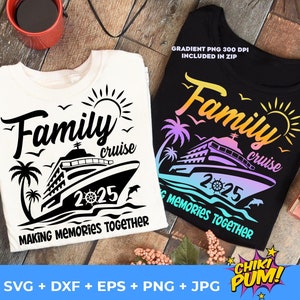 ファミリークルーズ 2025 SVG、クルーズ スクワッド SVG、ファミリークルーズ旅行 SVG、クルーズ 2025 SVG、クルーズ船 SVG、ファミリーバケーション 2025、クルーズシャツ SVG
