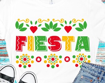 Fiesta SVG, Cinco de Mayo SVG, Mexico cut files, Mexican Party Sublimation