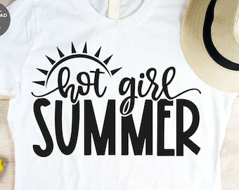 Hot Girl Summer SVG-PNG: Mom Design Download (Cricut, Silhouette)