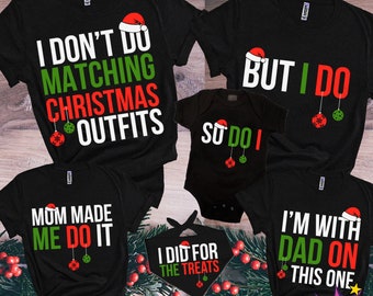 I don't do matching Christmas outfits Svg Png, But I do SVG PNG, Funny Christmas SVG, Couple Christmas cut files