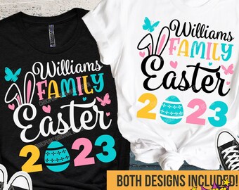 Easter 2023 SVG, Easter Family SVG, Easter family shirt 2023 SVG, Bunny Ears Svg,  Easter custom shirt svg