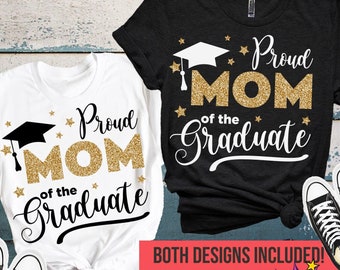 Proud MOM of a the graduate SVG, Graduation cut files, Class of 2024, Mom Graduate shirt SVG