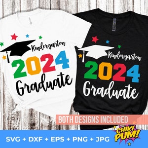 Kindergarten Grad 2024 SVG, Kindergarten Graduation SVG, Class of 2024 SVG, clipart, clip art, Cricut, Silhouette, Instant Download