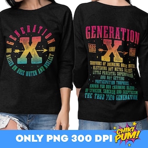 Generation X PNG Raised on Hose Water & Neglect grappig citaat Sassy png Sarcastic PNG, Snarky Sarcastic Png voor sublimatie, digitale downloads